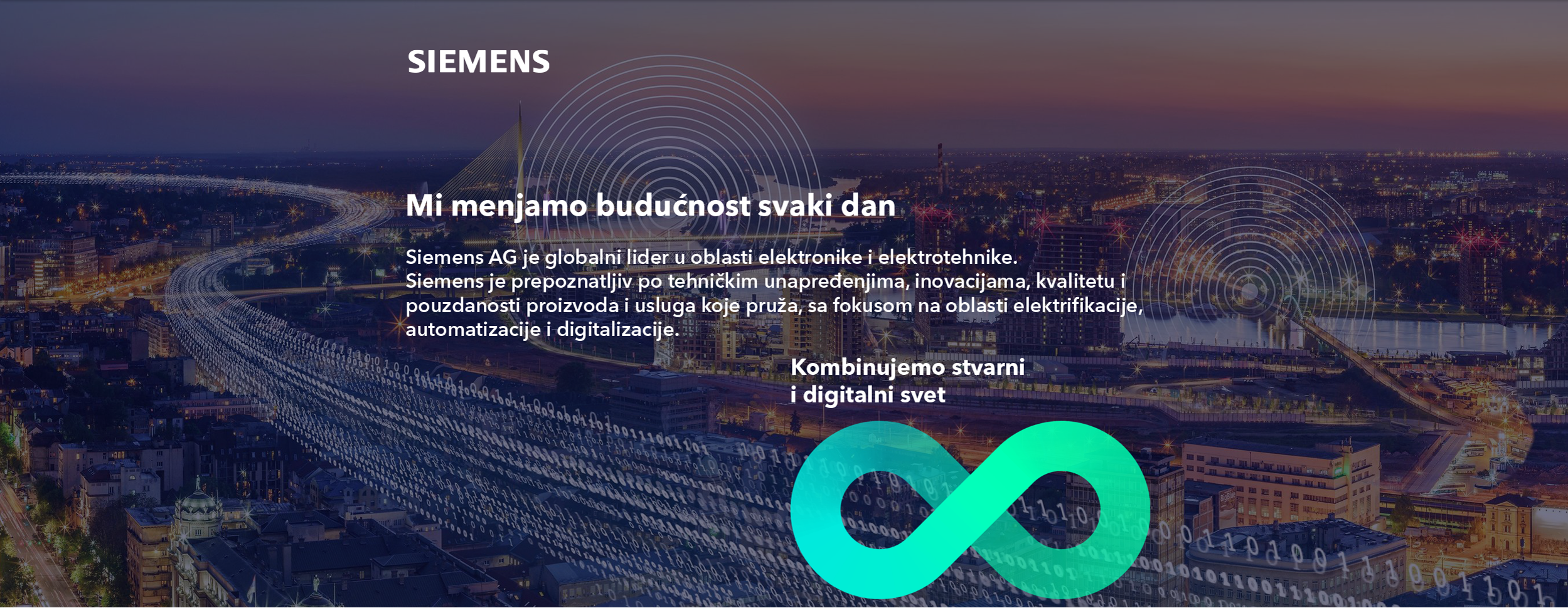 Siemens city at night