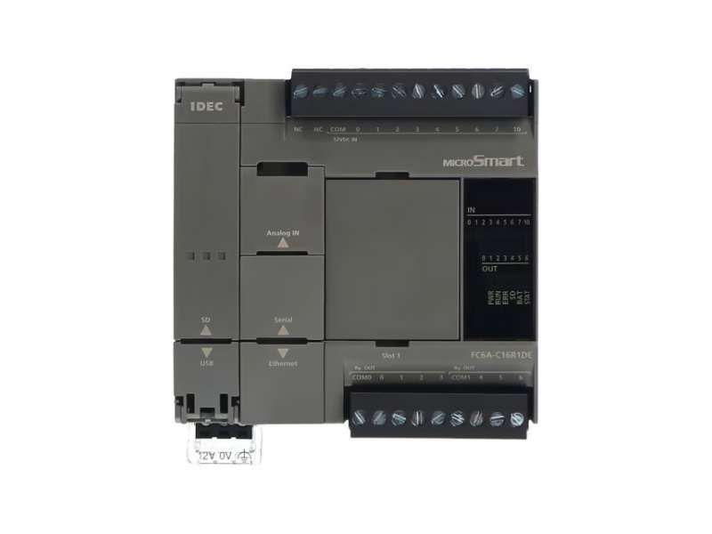 IDEC MicroSmart 16IO CPU 24VDC Trans. Source; FC6A-C16P1CE