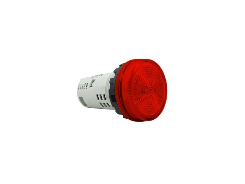 IDEC Pilot light / YW series, Ø30mm button, Plastic bezel , Unibody Red 24V AC/DC; YW1P-1UQ4R