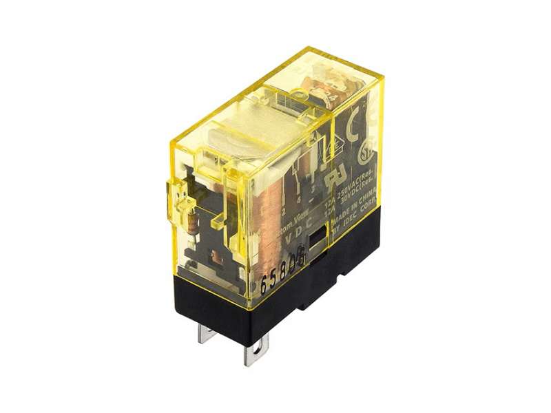 IDEC RJ Slim General Purpose Relay 2P, 24VAC, 8A, LED; RJ2S-CL-A24