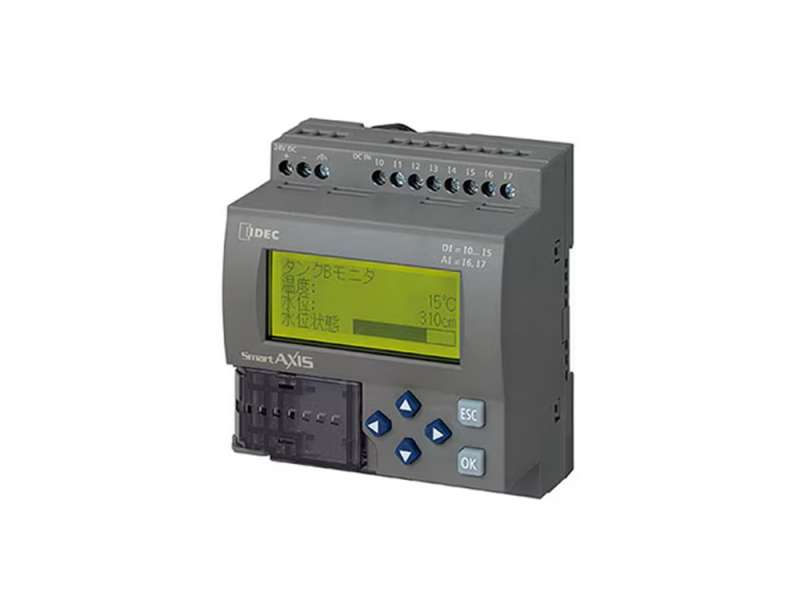IDEC SmartAXIS Pro 12I/O CPU AC power, 8DI+4RO, USB miniB; FT1A-H12RC