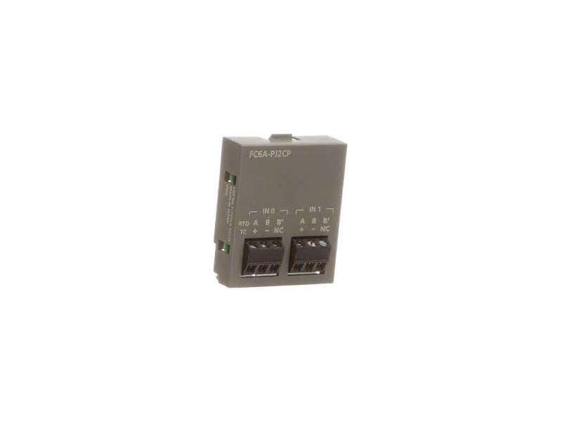 IDEC 2pt Thermocouple RTD Input Cartridge;  FC6A-PJ2CP