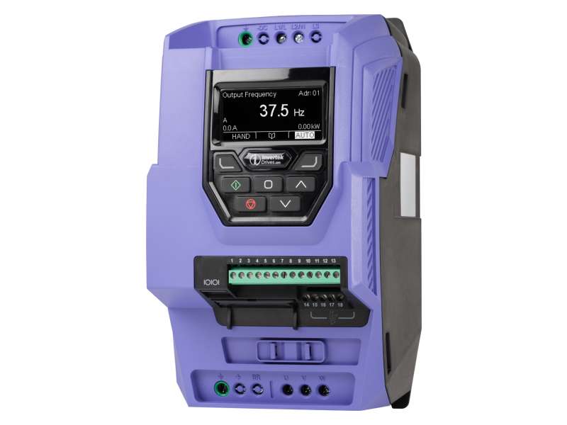 INVERTEK DRIVES Optidrive Eco, 7.5 kW, IP20 ; ODV-3-340180-3F12-MN
