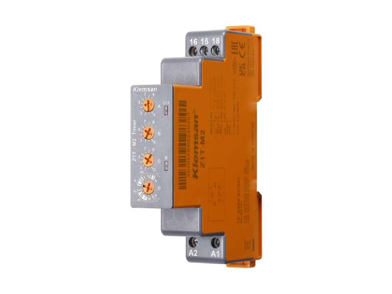 Klemsan Timer Relay Z1T-M2, 100s delay max; 261015