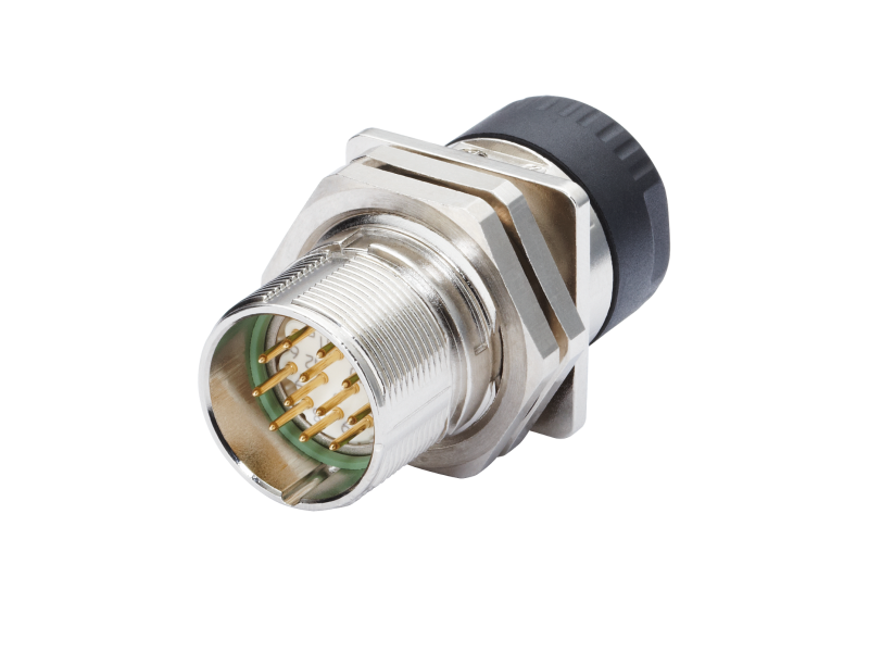 Kuebler Field-wireable connector M23 Connector, 12 pin; 8.0000.5015.0000