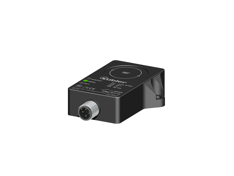 Kuebler Inclinometer IN62, 1-axis for static applications, 2 switching outputs; 8.IN62.1711.114