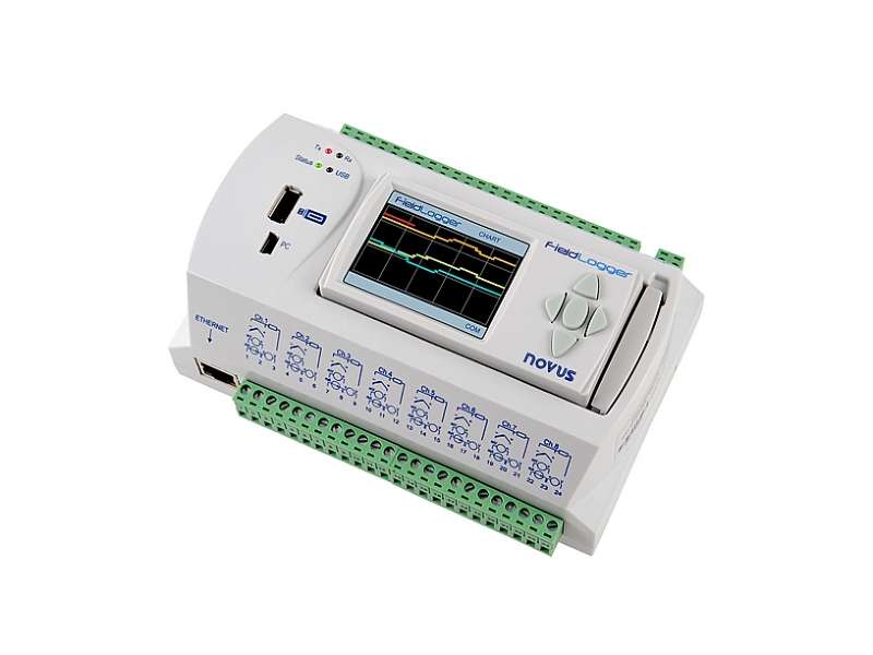 NOVUS FieldLogger 512k Ethernet, USB, 2xRS485 data logger; 8812120000