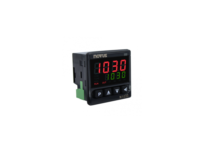 NOVUS N1030-RR Temperature Controller,  Pt100/J/K/T - 2 SPST relay; 8103010000