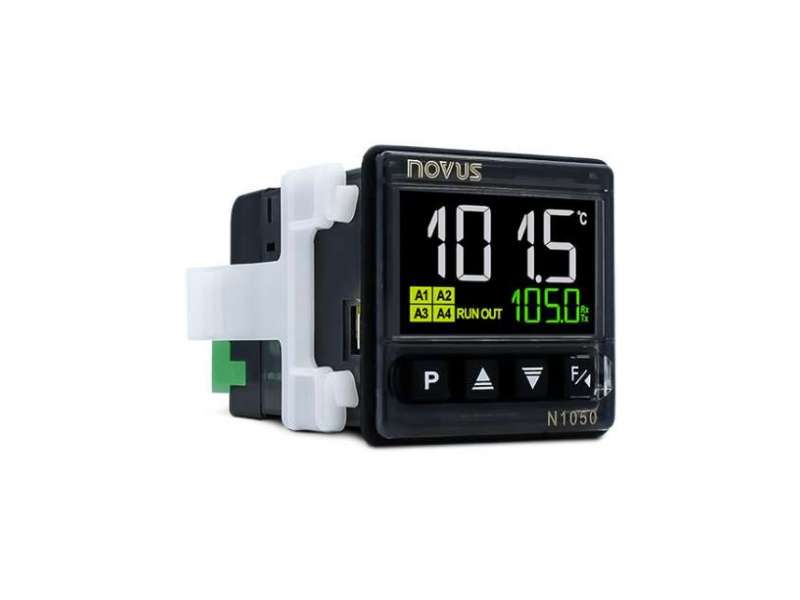 NOVUS N1050 USB 24V Timer/temperature controller, 1 relay + pulse; 8105000040