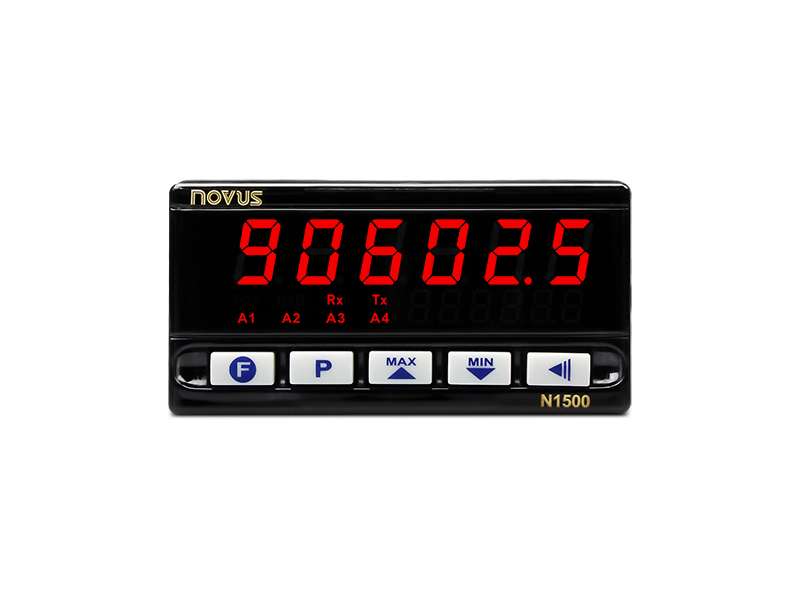 NOVUS N1500 Universal Indicator 4 relays, 96x48mm (1/8 DIN); 8150000040