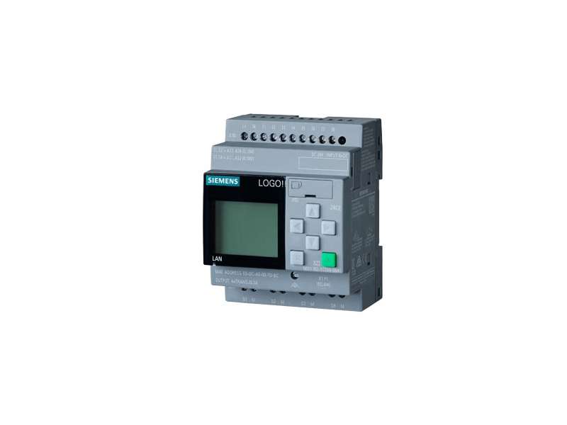 Siemens LOGO! 24CE, 8DI(4AI)/4DO, 400 Blocks; 6ED1052-1CC08-0BA2