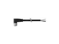 CONTRINEX Cable connector M8 Right Angle SOCKET 3 wires 0.25 mm2, 2m PVC, S08-3FVW-020; 623-100-101