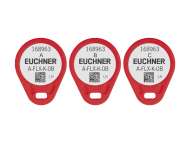 EUCHNER CKS2 Key red A-FLX-K-0B-RD-V03-168963, 3 keys per packaging unit