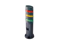 IDEC LED Tower Direct Mount 3 Tier - red yellow green, Steady/Flashing/Alarm; LD6A-3DZQB-RYG