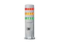 IDEC LED Tower Direct Mount 3 Tier - red yellow green, Steady/Flashing/Alarm; LD6A-3DZQW-RYG