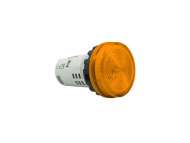 IDEC Pilot light / YW series, Ø30mm button, Plastic bezel , Unibody Amber 24V AC/DC; YW1P-1UQ4A