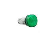 IDEC Pilot light / YW series, Ø30mm button, Plastic bezel , Unibody Green 24V AC/DC; YW1P-1UQ4G