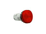 IDEC Pilot light / YW series, Ø30mm button, Plastic bezel , Unibody Red 24V AC/DC; YW1P-1UQ4R