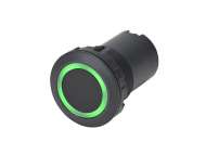 IDEC Touchless switch (Black plastic bezel, without timer), red/green; CW1H-DM1NGR-C