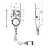 EUCHNER Hand-held pendant station HBA, EMERGENCY STOP device, pushbuttons, foil pushbuttons, selector switch, HBA-079827 - slika 2