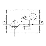 Festo Filter regulator LFR-1/2-D-MIDI-A ; 159585 - slika 2