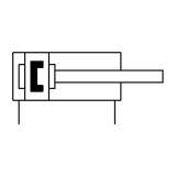Festo ISO cylinder CRDSNU-B-16-40-P-A-MG-A1 ; 8073761 - slika 2