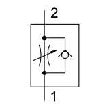 Festo One-way flow control valve GR-QS-6 ; 193969 - slika 2