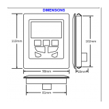 INVERTEK DRIVES Optipad Remote OLED Keypad with RJ45 Cable; OPT-2-OPPAD-IN - slika 2