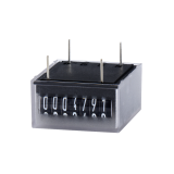 Kuebler Pulse counter electromechanical K47, 7 digits, Micro counters High shock resistance (DC); K47.XX - slika 2